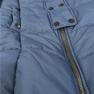 Blue winter jacket. Never worn.